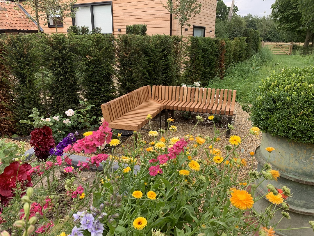 Bespoke Bench, Badingham Suffolk